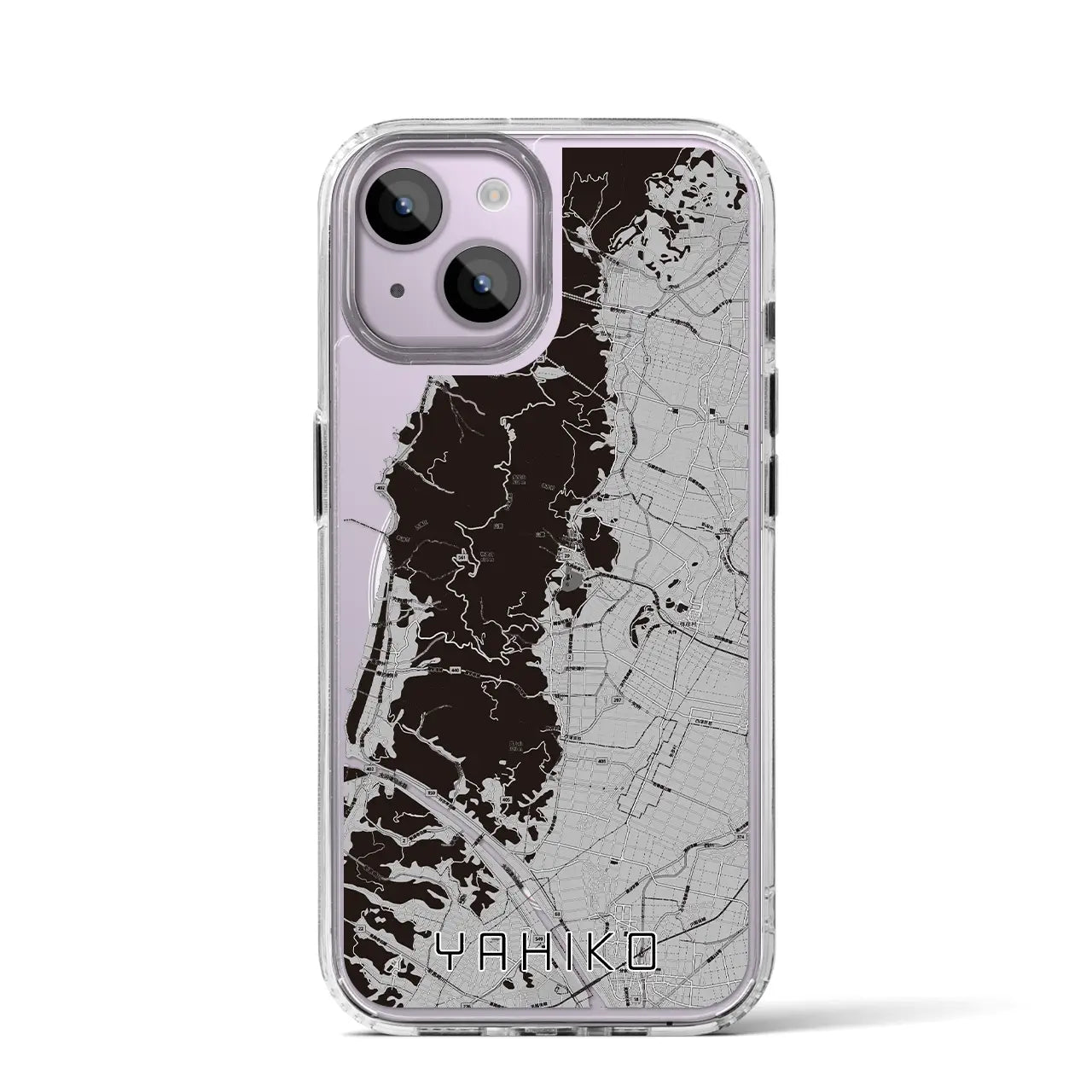 【弥彦(新潟県)】地図柄iPhoneケース(MagSafeタイプ)