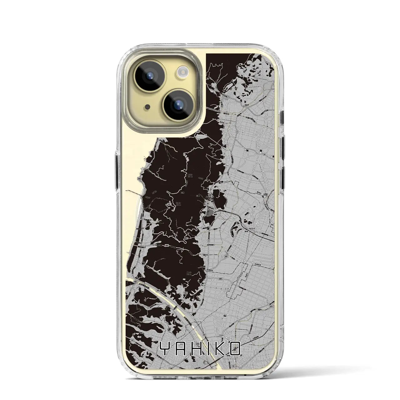 【弥彦(新潟県)】地図柄iPhoneケース(MagSafeタイプ)