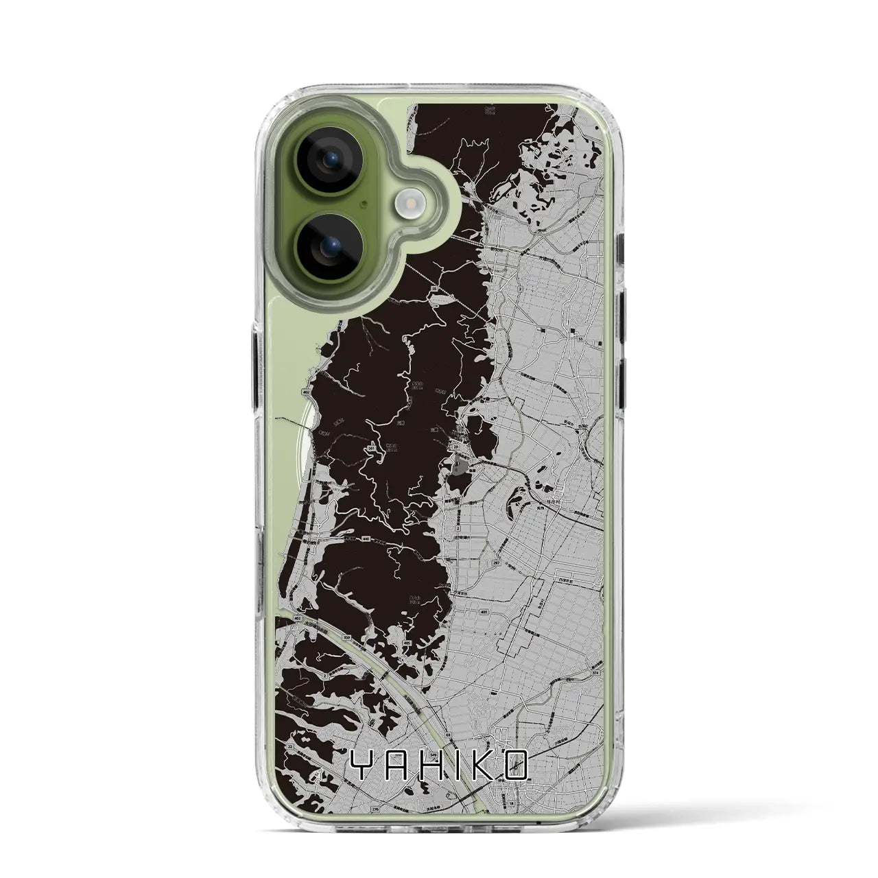 【弥彦(新潟県)】地図柄iPhoneケース(MagSafeタイプ)