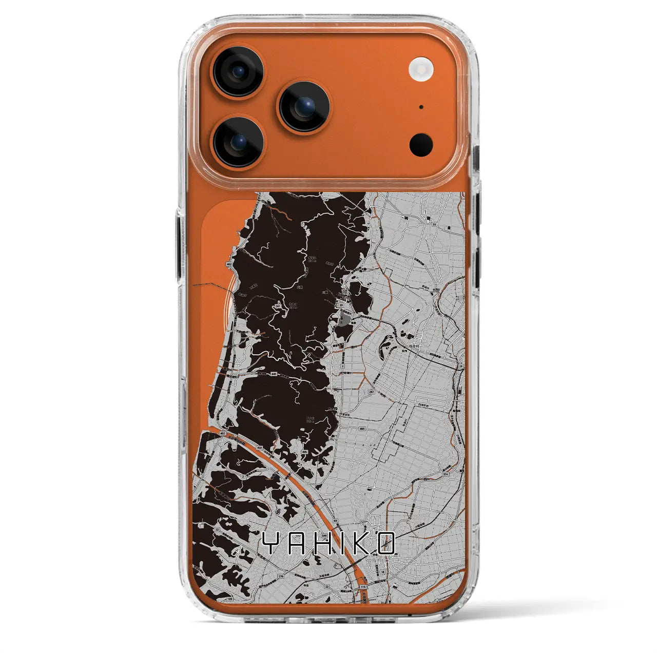 【弥彦(新潟県)】地図柄iPhoneケース(MagSafeタイプ)