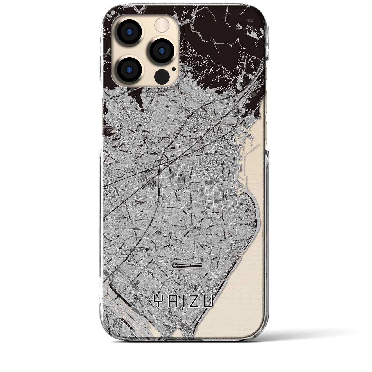 【焼津(静岡県)】地図柄iPhoneケース(クリアタイプ)