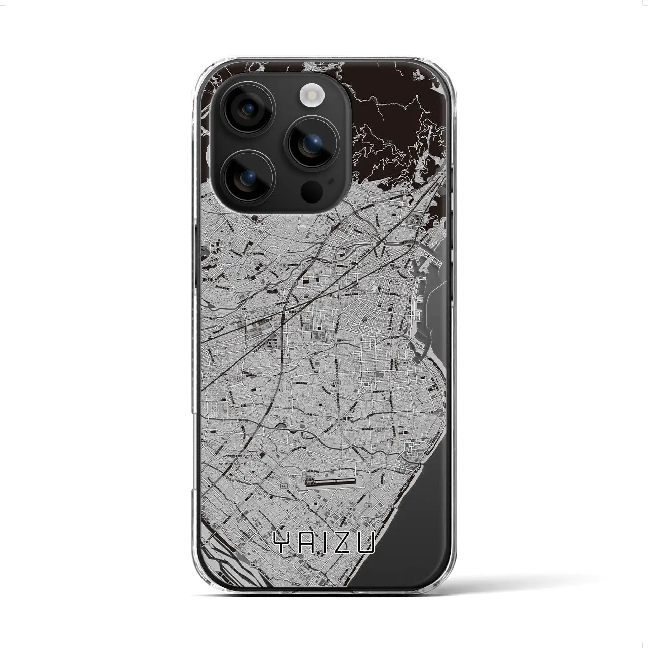 【焼津(静岡県)】地図柄iPhoneケース(クリアタイプ)