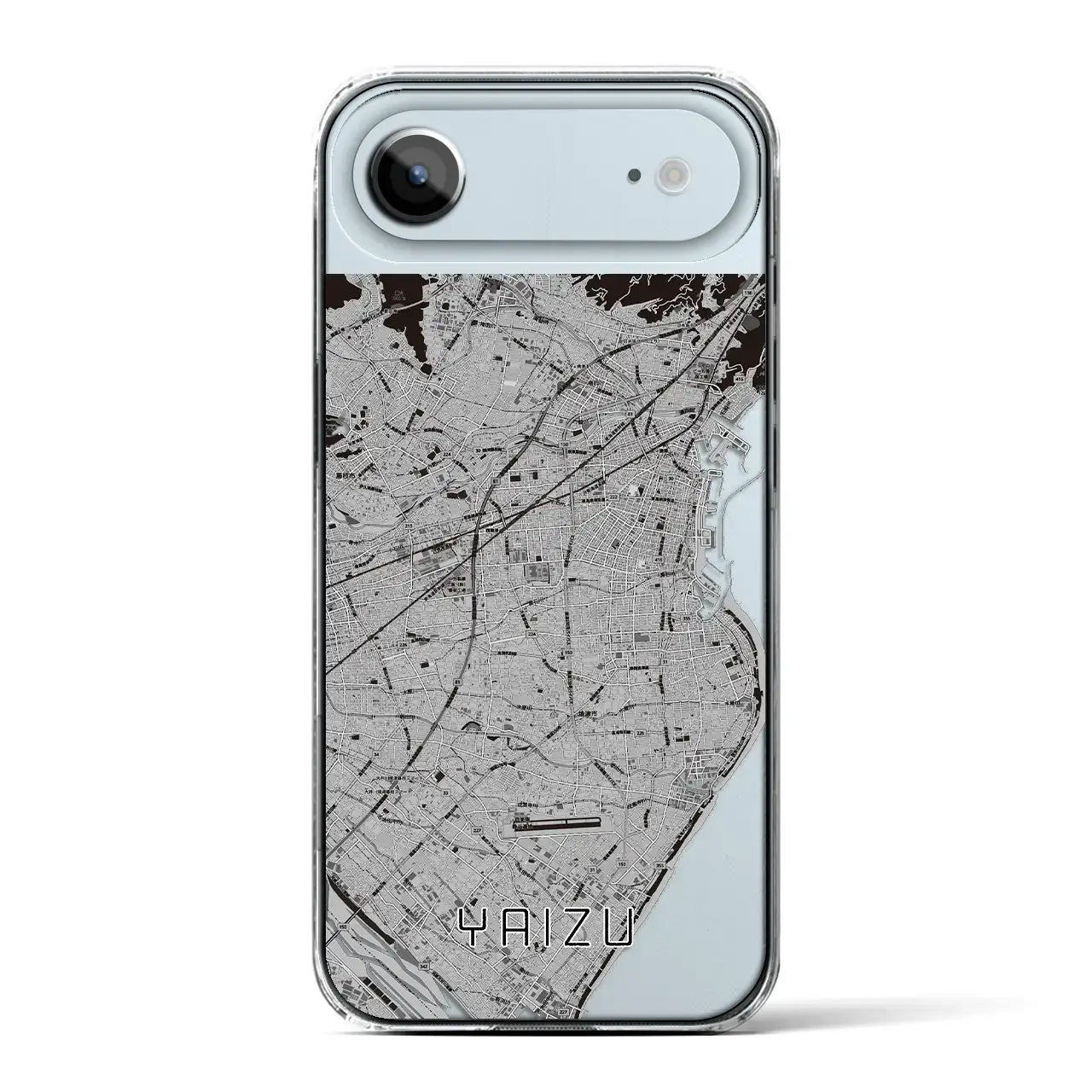 【焼津(静岡県)】地図柄iPhoneケース(クリアタイプ)