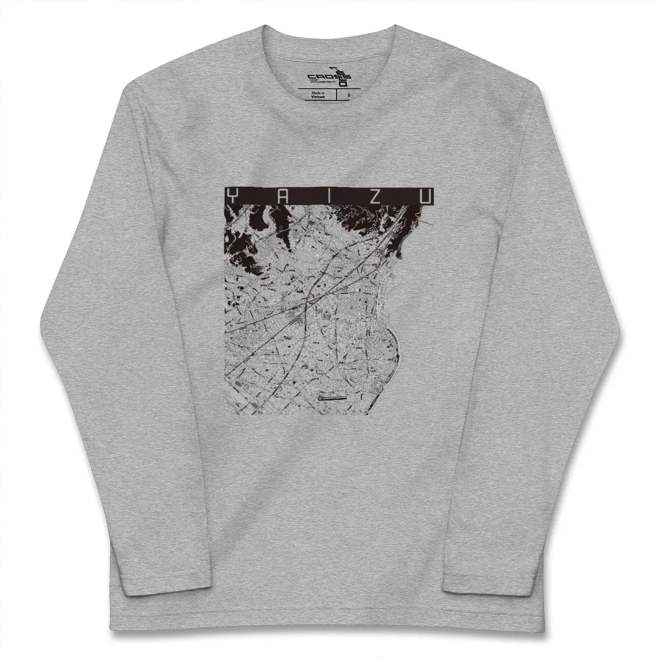【焼津(静岡県)】地図柄ロングスリーブTシャツ