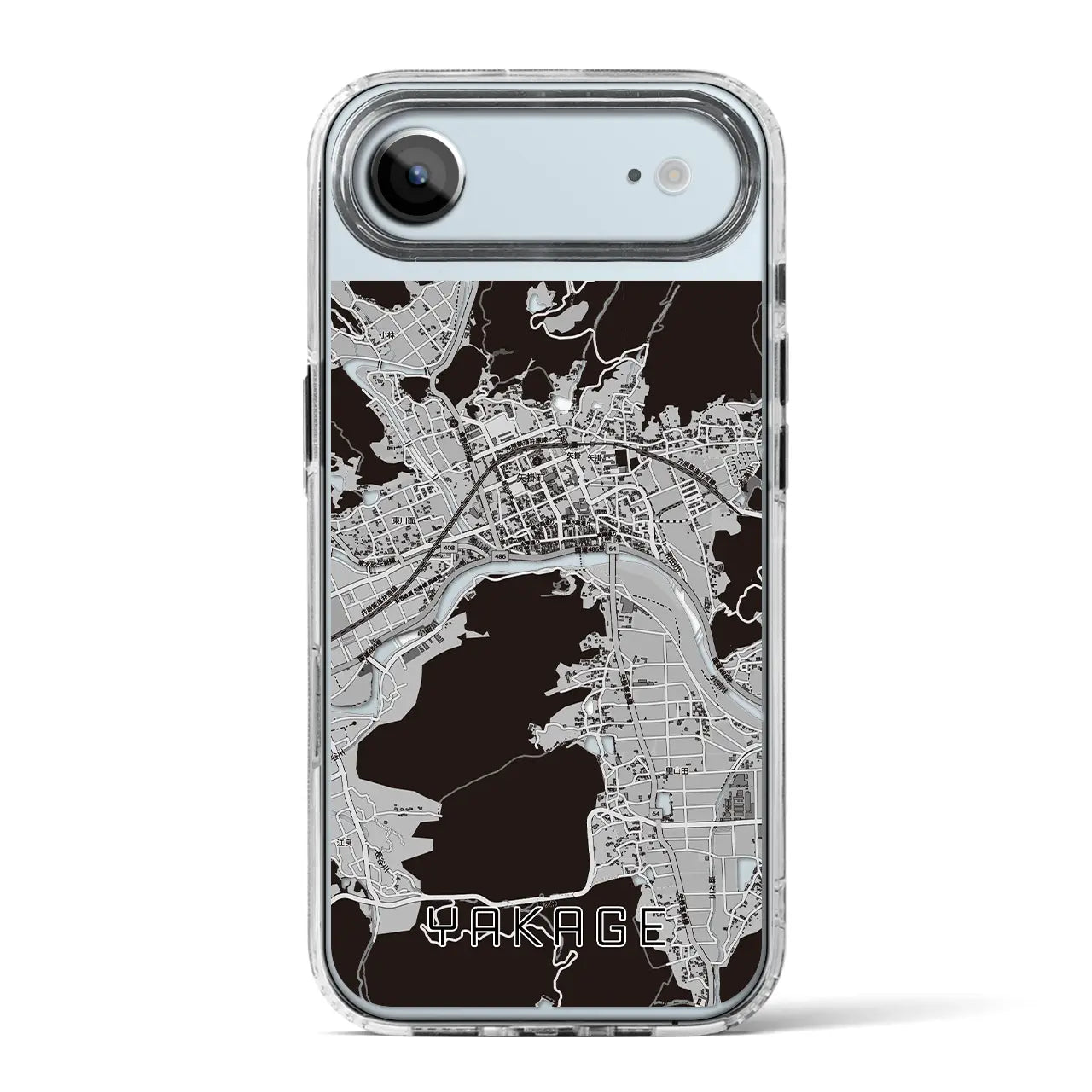 【矢掛(岡山県)】地図柄iPhoneケース(MagSafeタイプ)