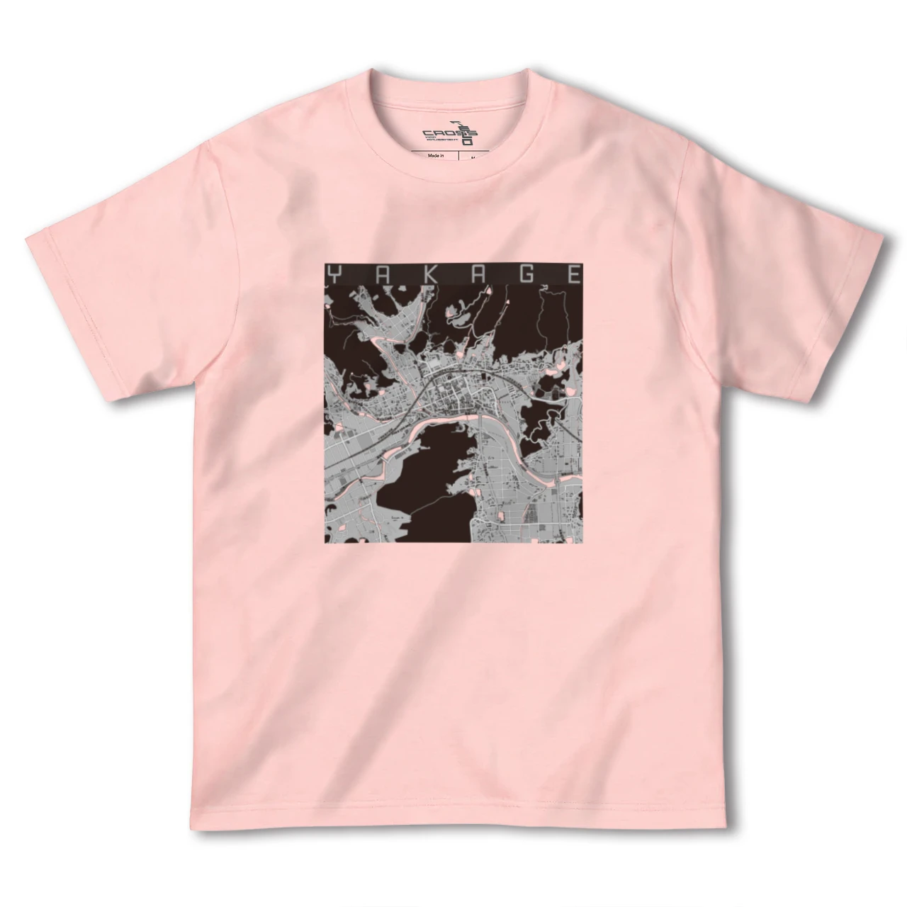 【矢掛(岡山県)】地図柄ヘビーウェイトTシャツ