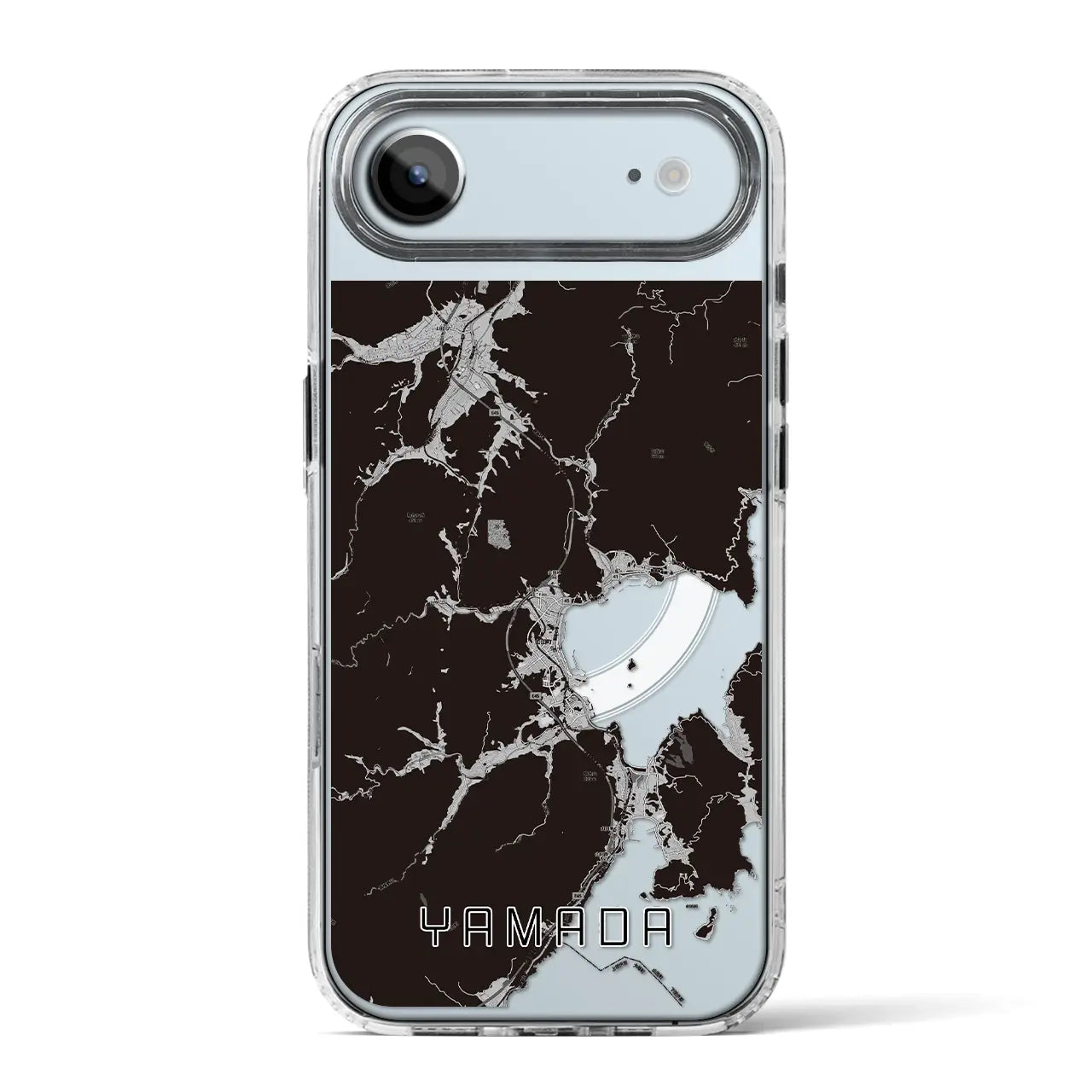 【山田(岩手県)】地図柄iPhoneケース(MagSafeタイプ)