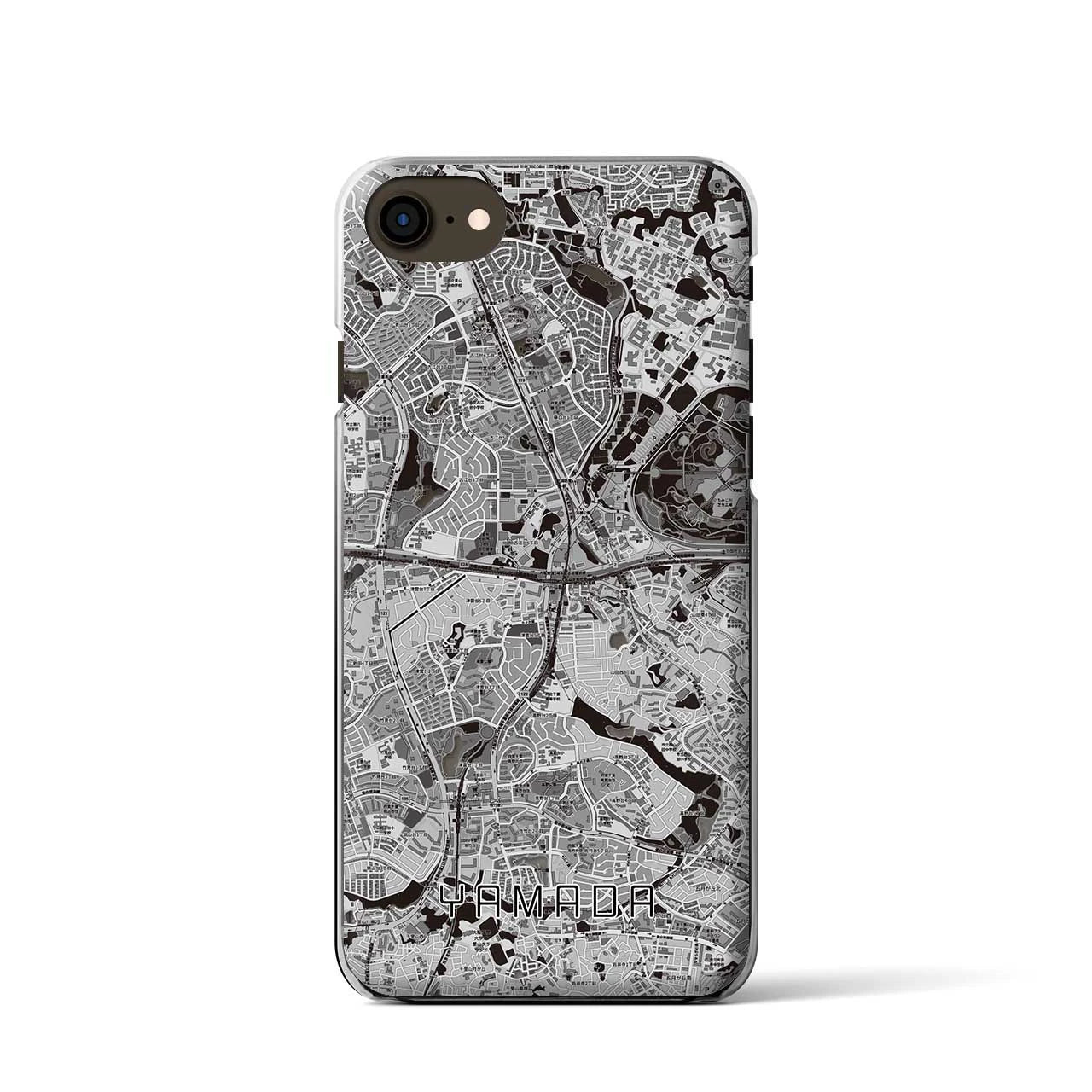 【山田(大阪府)】地図柄iPhoneケース(クリアタイプ)