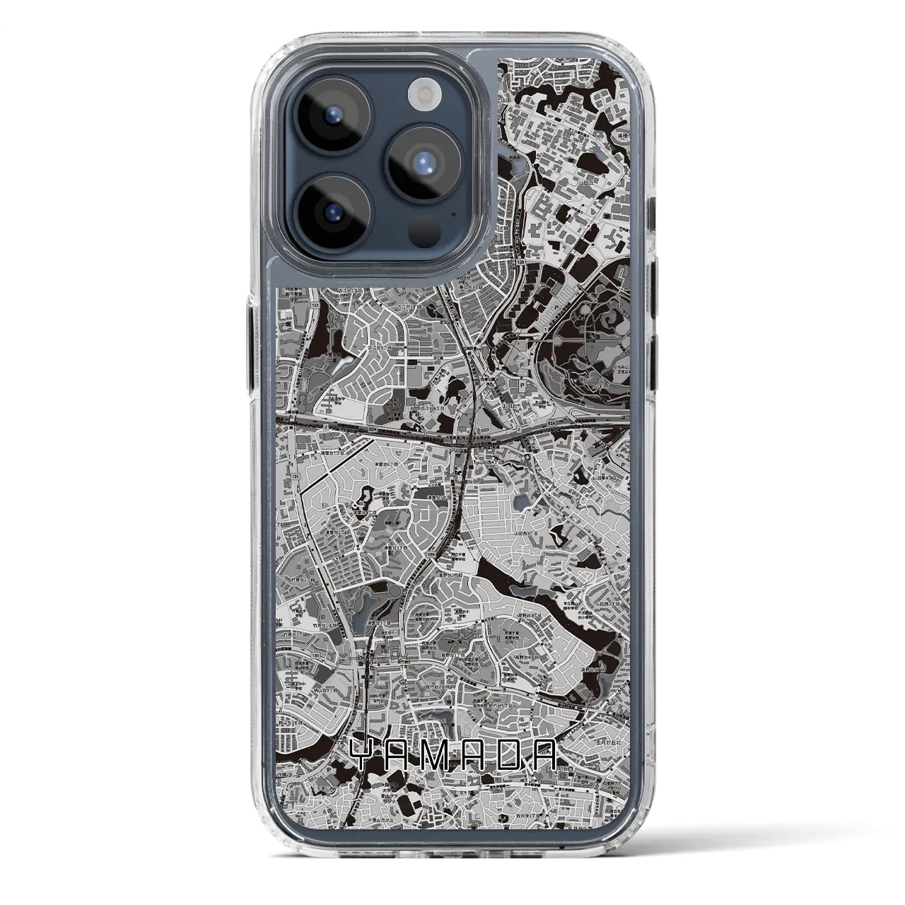 【山田(大阪府)】地図柄iPhoneケース(MagSafeタイプ)