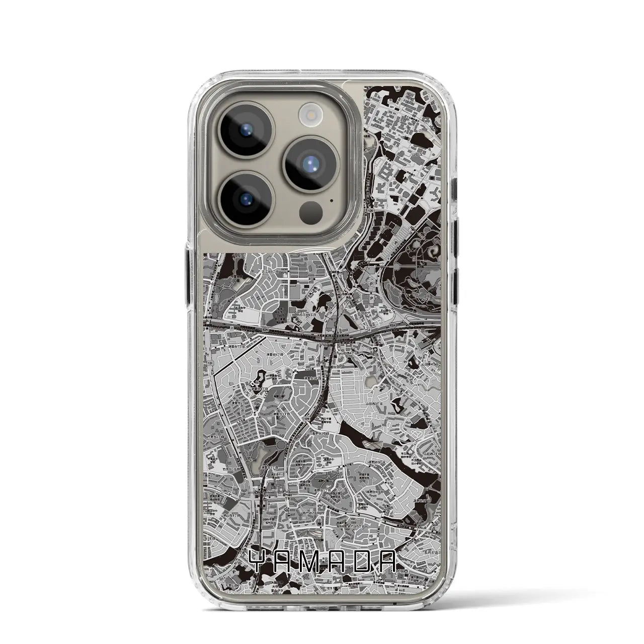 【山田(大阪府)】地図柄iPhoneケース(MagSafeタイプ)