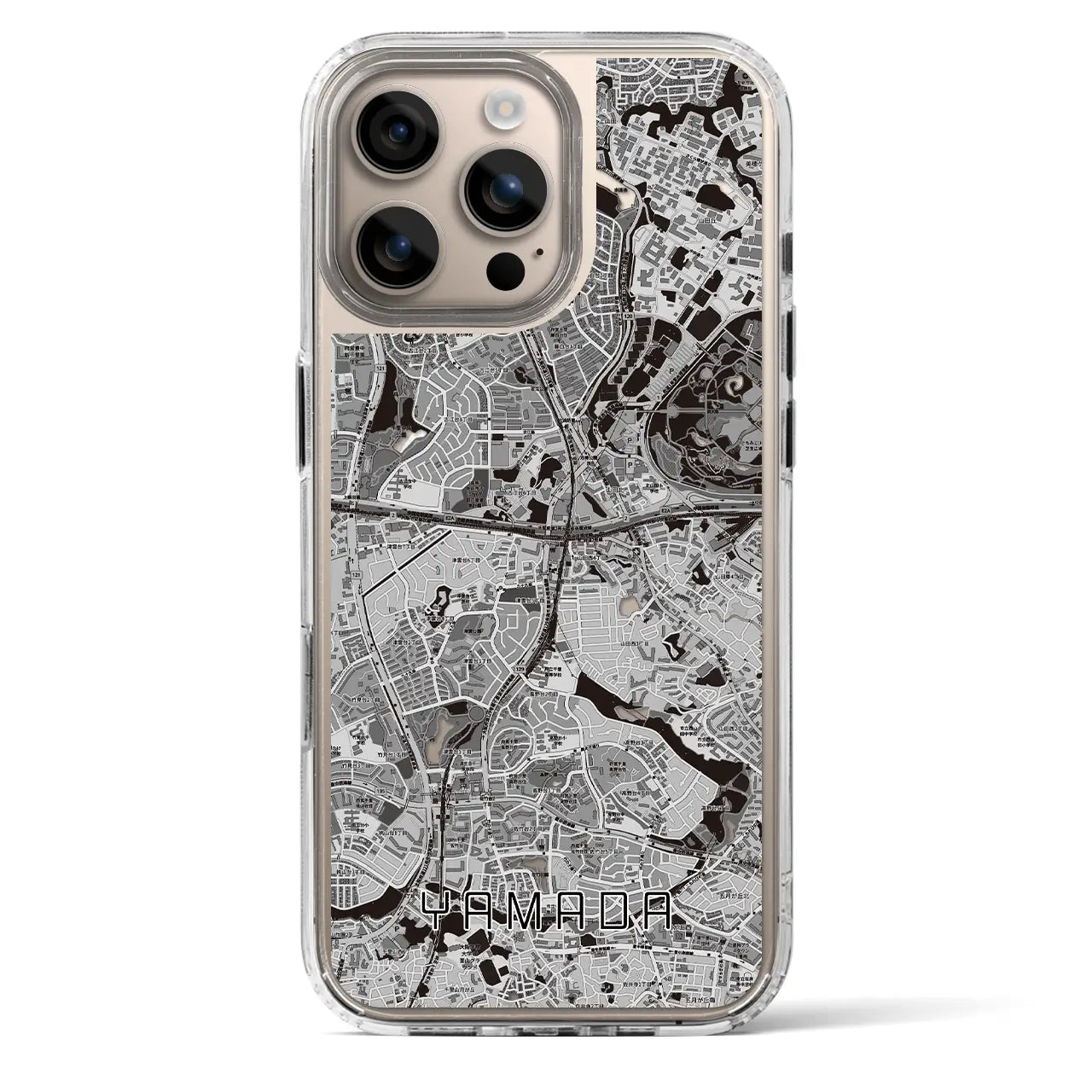 【山田(大阪府)】地図柄iPhoneケース(MagSafeタイプ)