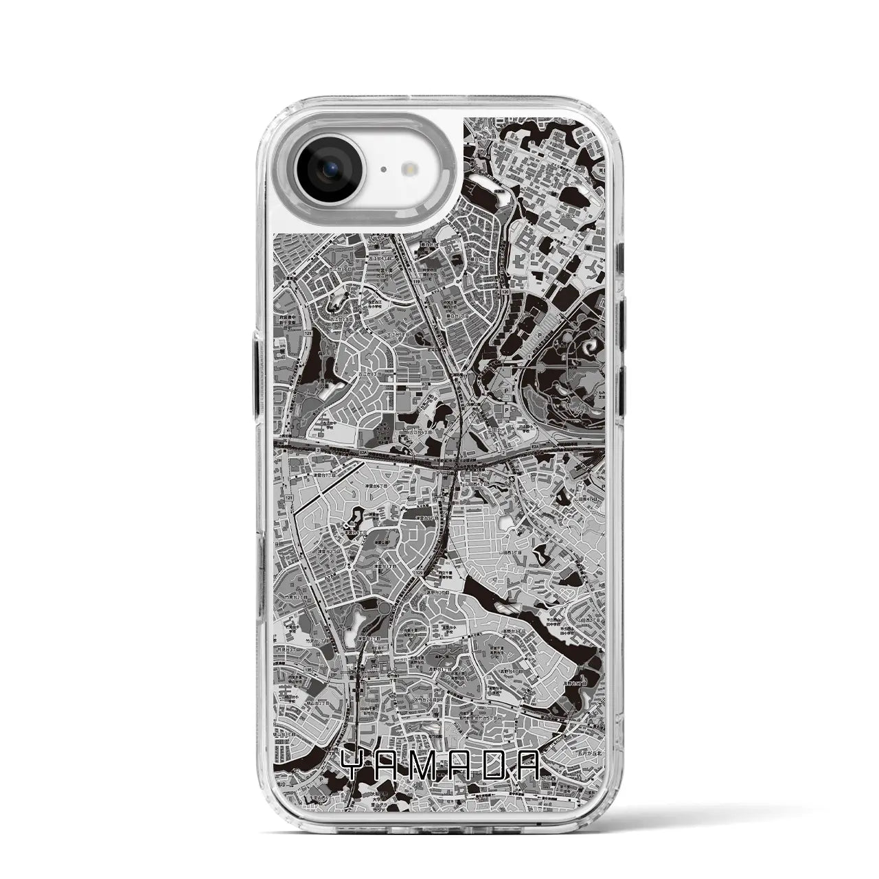 【山田(大阪府)】地図柄iPhoneケース(MagSafeタイプ)