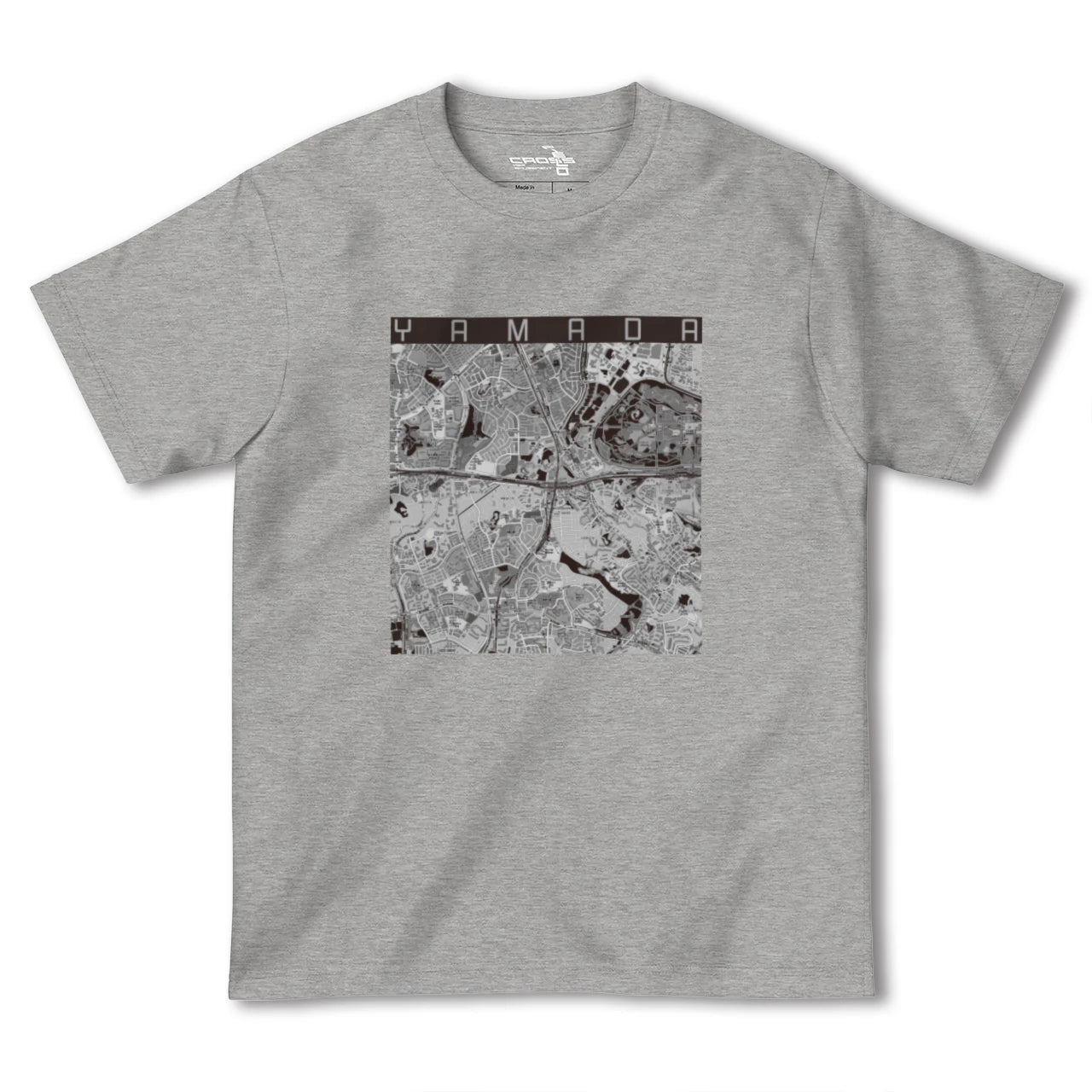 【山田(大阪府)】地図柄ヘビーウェイトTシャツ