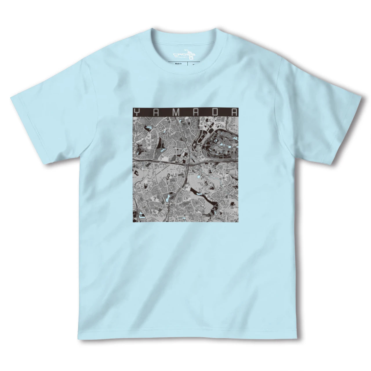 【山田(大阪府)】地図柄ヘビーウェイトTシャツ