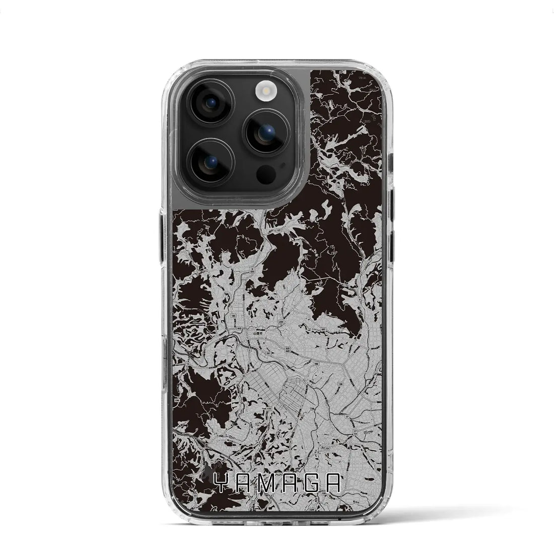 【山鹿(熊本県)】地図柄iPhoneケース(MagSafeタイプ)