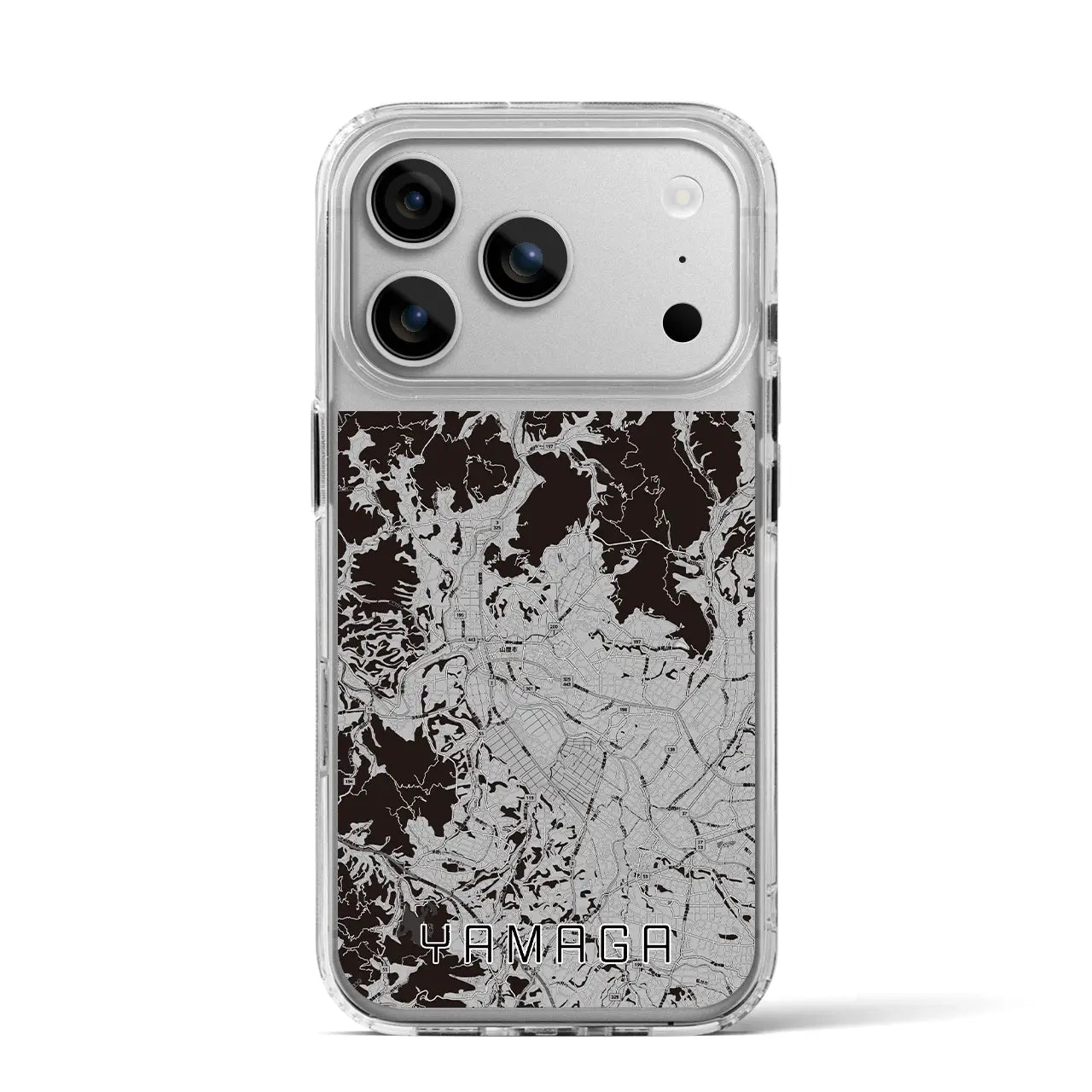 【山鹿(熊本県)】地図柄iPhoneケース(MagSafeタイプ)