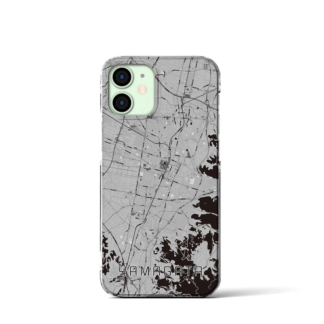 【山形(山形県)】地図柄iPhoneケース(クリアタイプ)