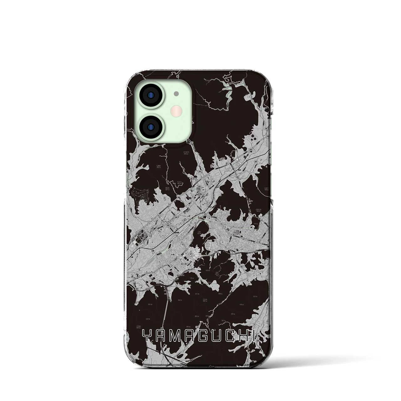 【山口(山口県)】地図柄iPhoneケース(クリアタイプ)
