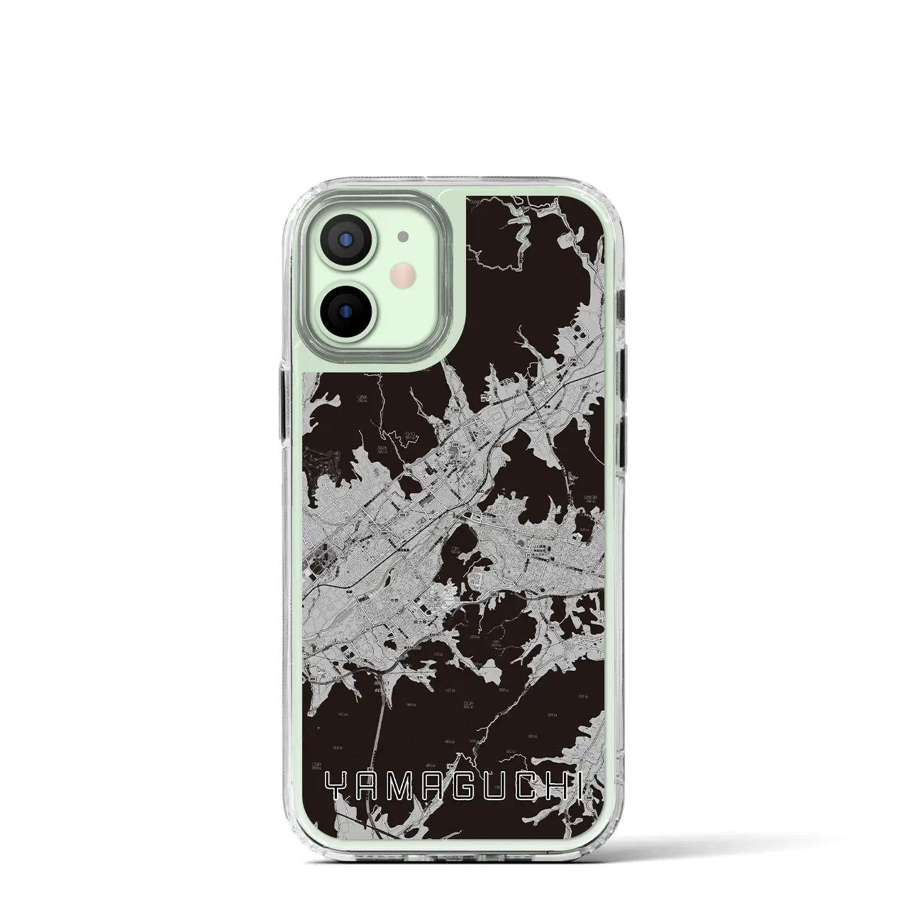 【山口(山口県)】地図柄iPhoneケース(MagSafeタイプ)
