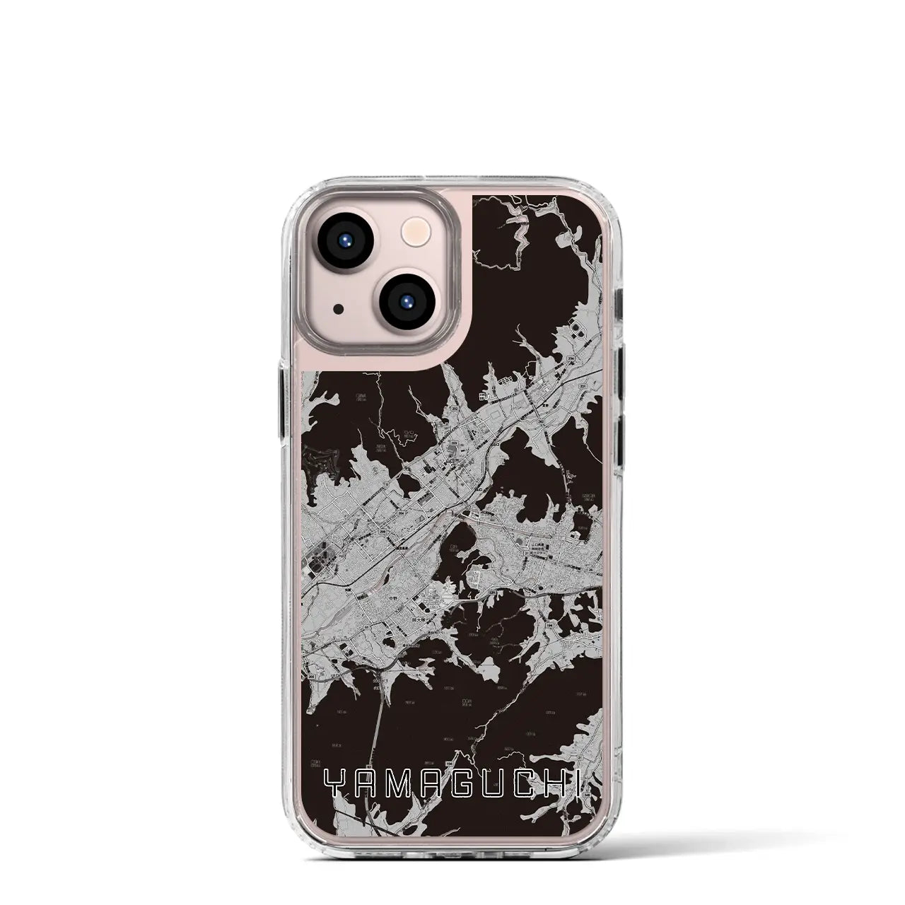 【山口(山口県)】地図柄iPhoneケース(MagSafeタイプ)