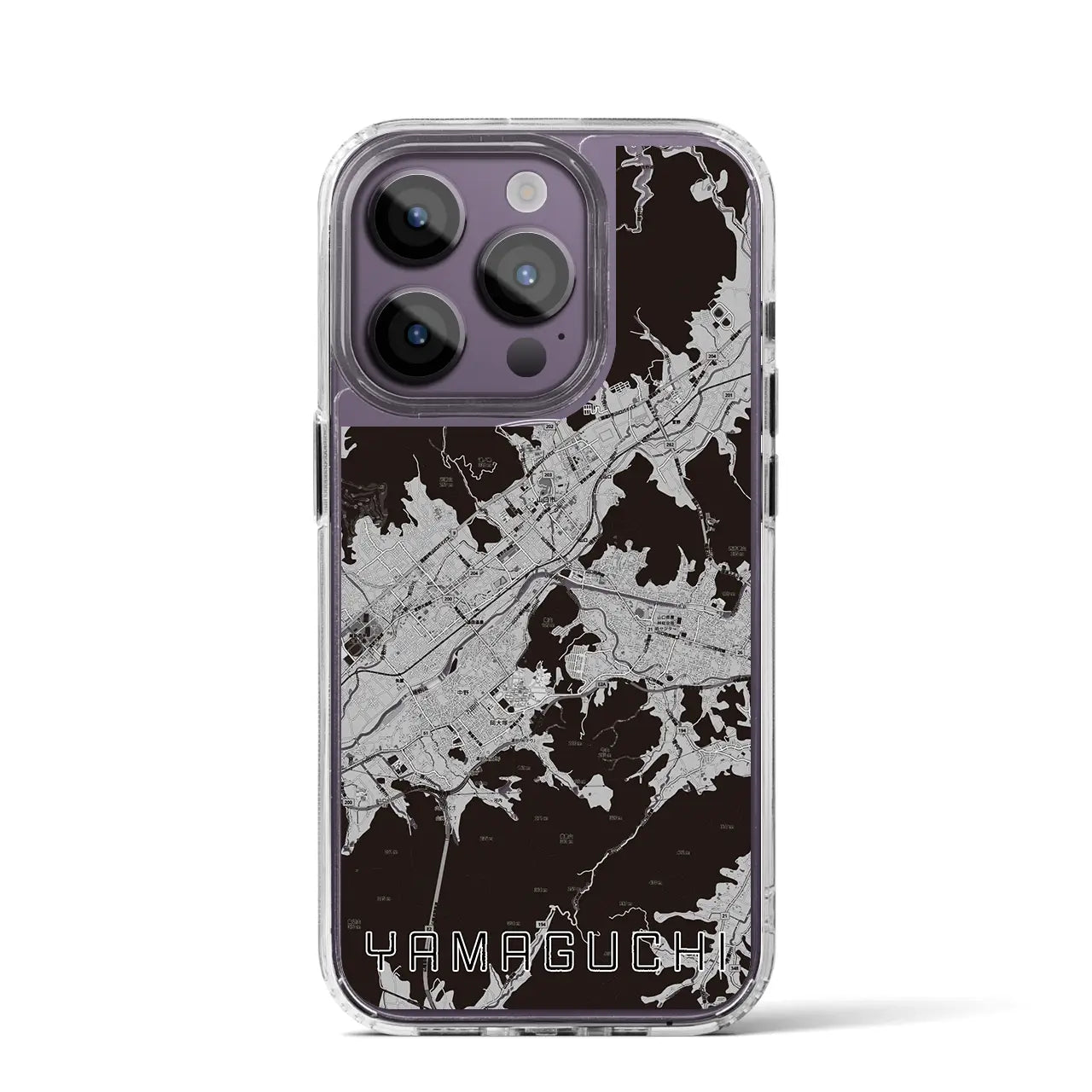 【山口(山口県)】地図柄iPhoneケース(MagSafeタイプ)