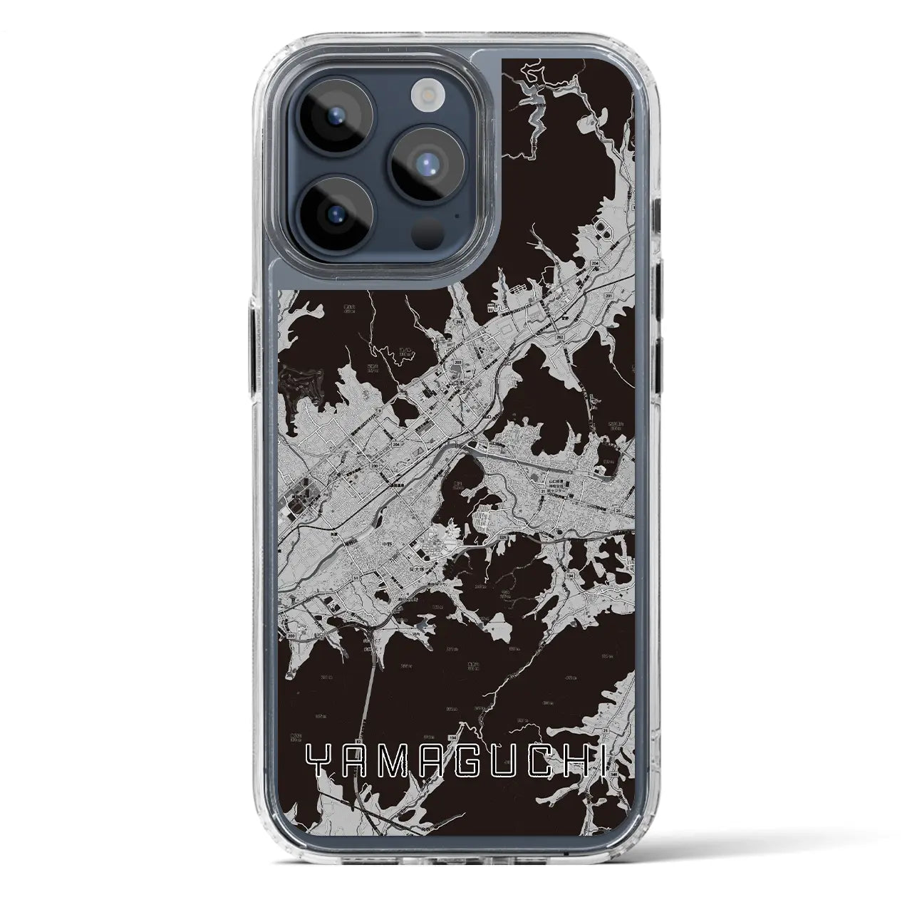 【山口(山口県)】地図柄iPhoneケース(MagSafeタイプ)