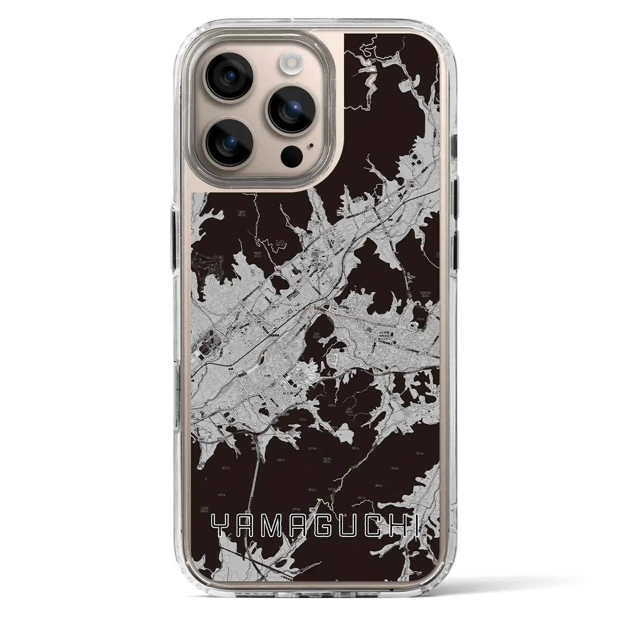 【山口(山口県)】地図柄iPhoneケース(MagSafeタイプ)
