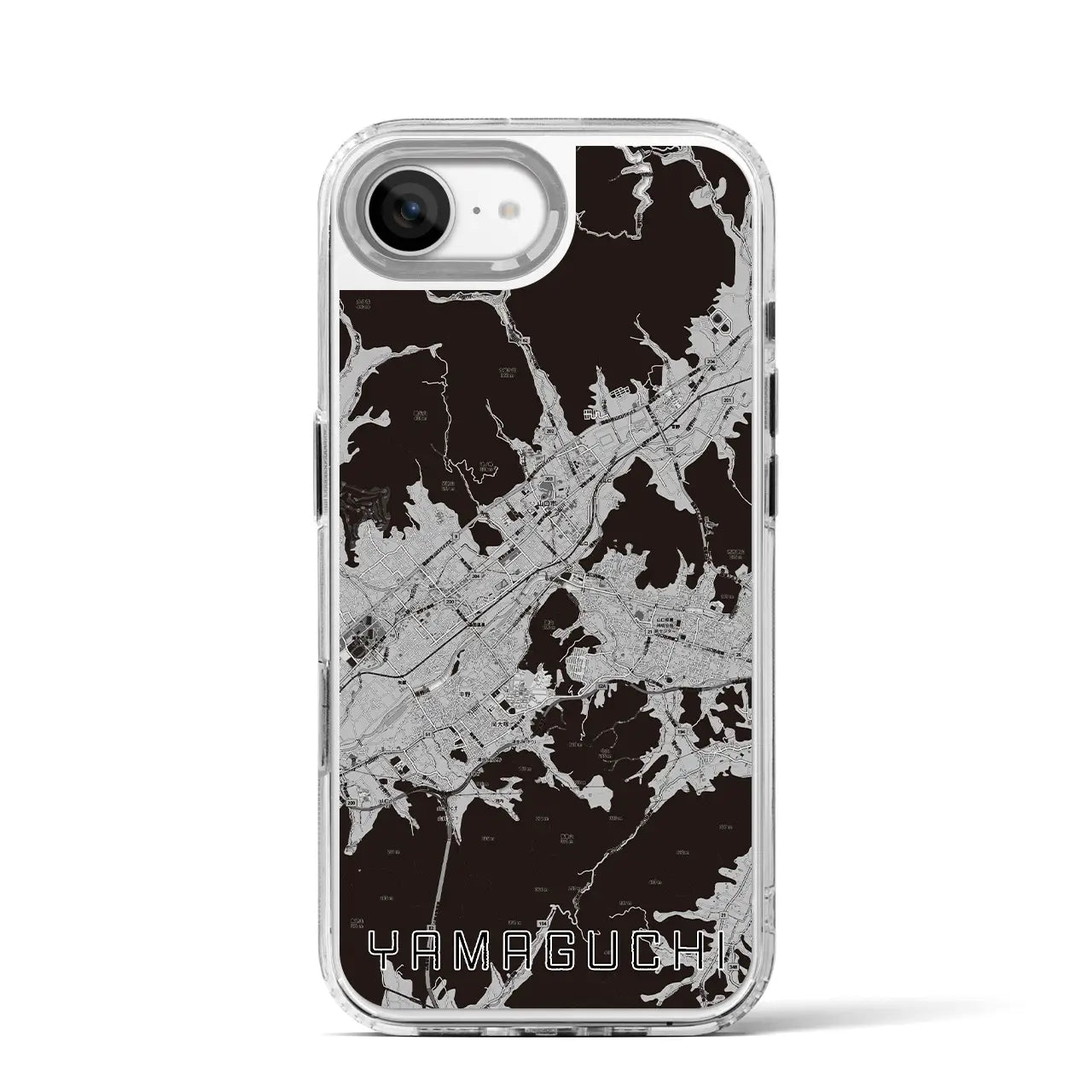【山口(山口県)】地図柄iPhoneケース(MagSafeタイプ)