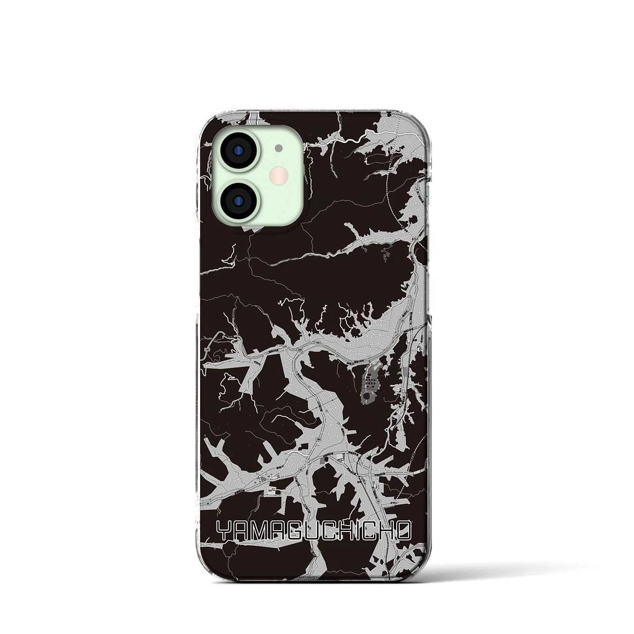 【山口町(徳島県)】地図柄iPhoneケース(クリアタイプ)