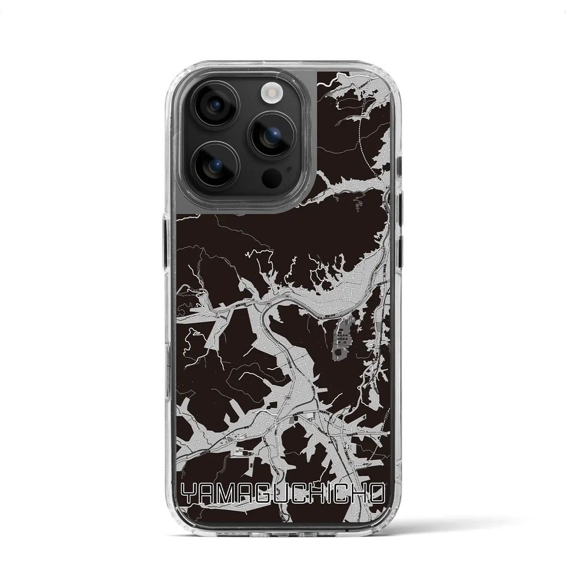 【山口町(徳島県)】地図柄iPhoneケース(MagSafeタイプ)