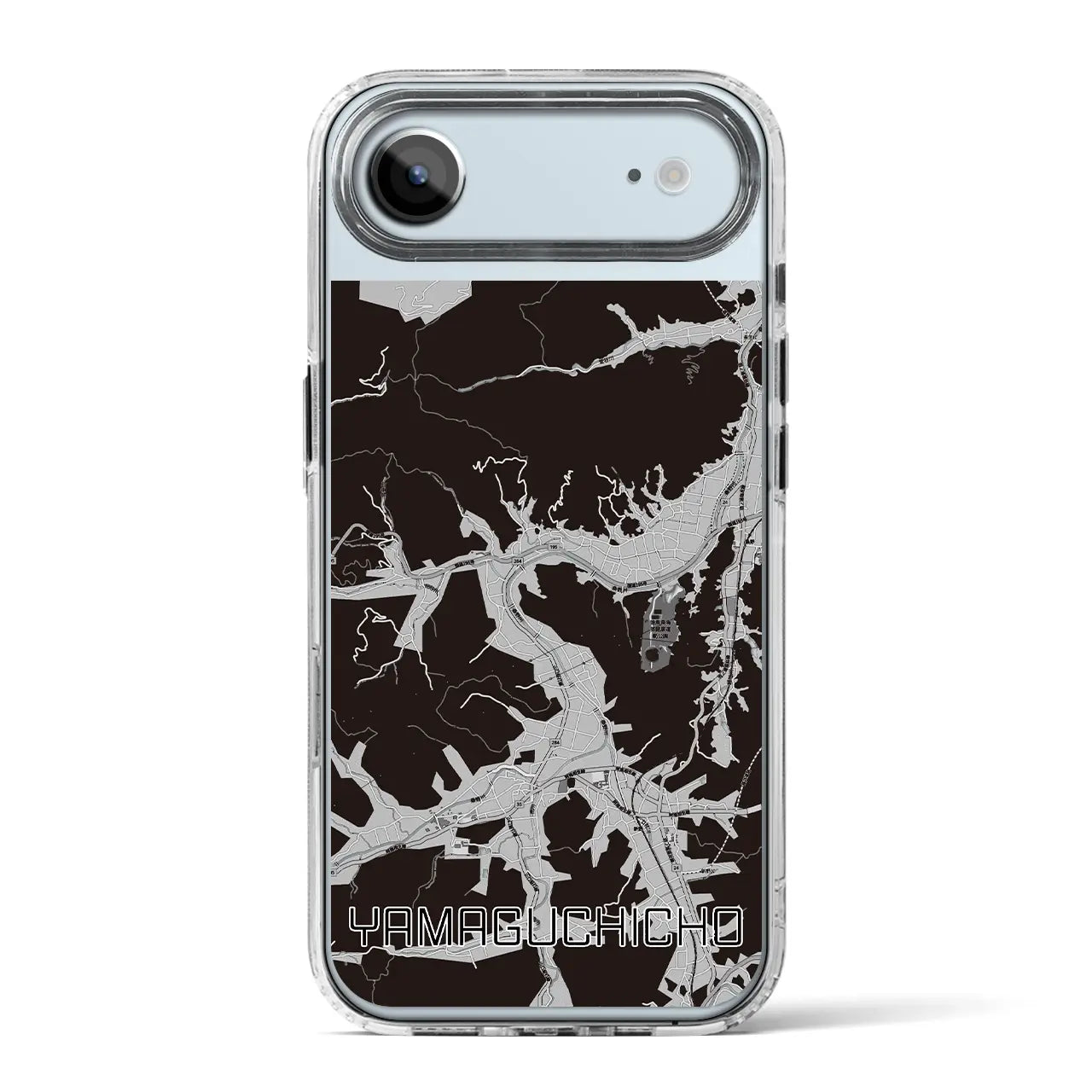 【山口町(徳島県)】地図柄iPhoneケース(MagSafeタイプ)