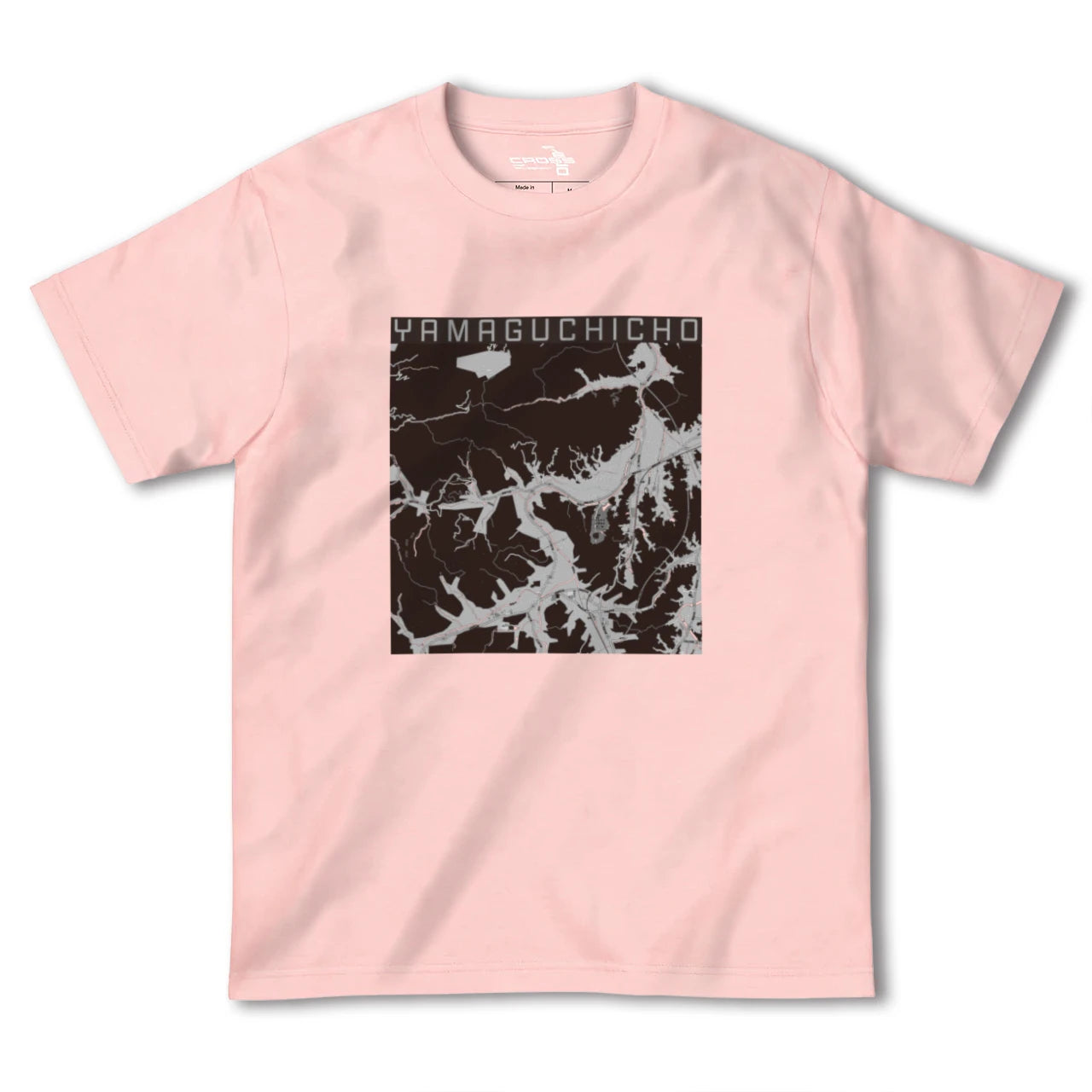 【山口町(徳島県)】地図柄ヘビーウェイトTシャツ