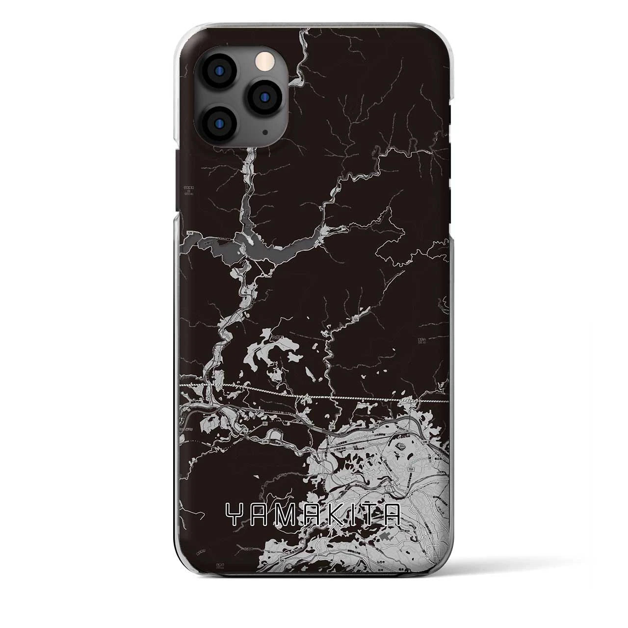 【山北(神奈川県)】地図柄iPhoneケース(クリアタイプ)