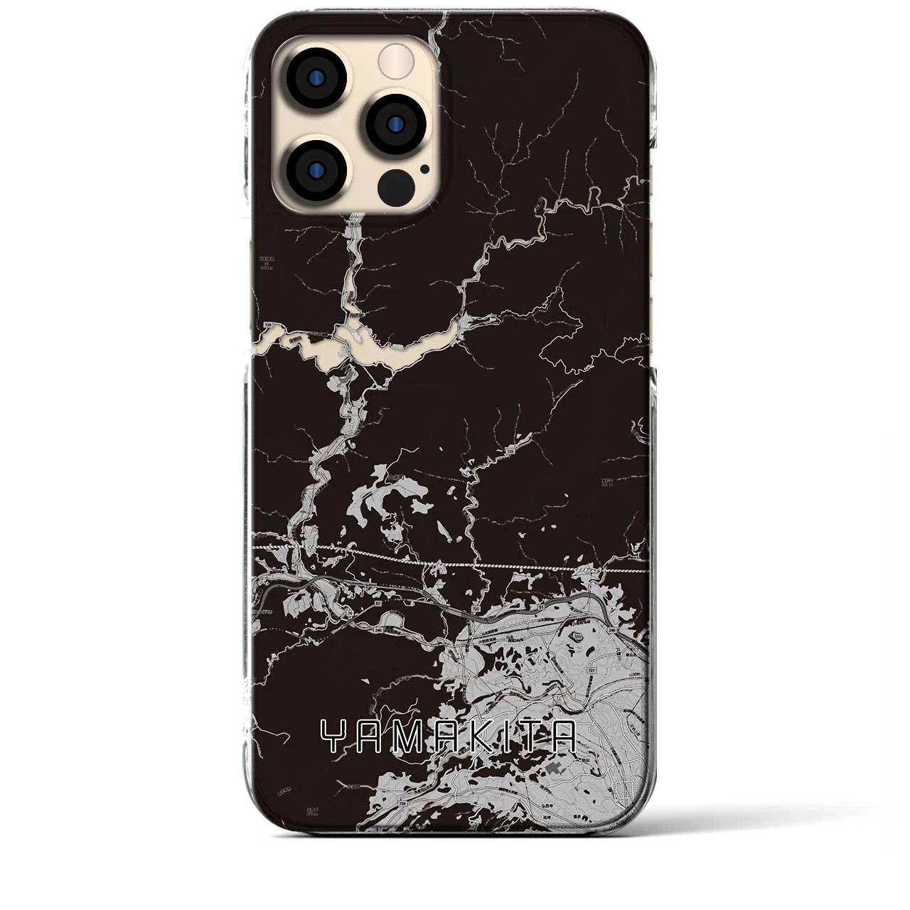 【山北(神奈川県)】地図柄iPhoneケース(クリアタイプ)