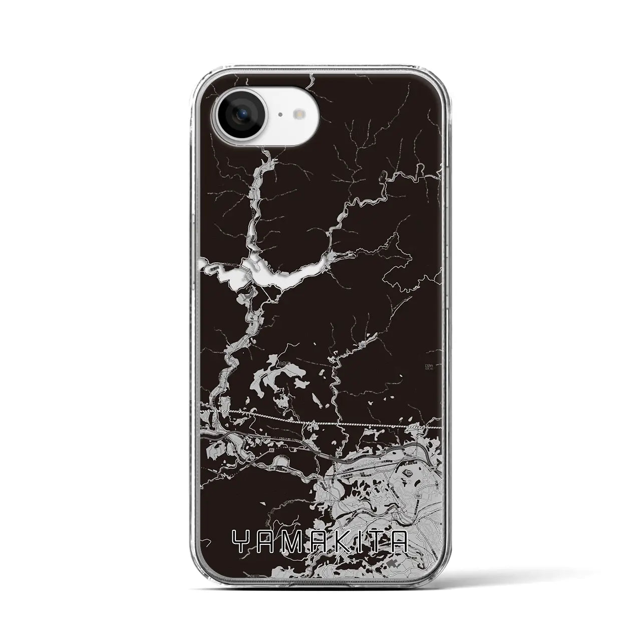 【山北(神奈川県)】地図柄iPhoneケース(クリアタイプ)