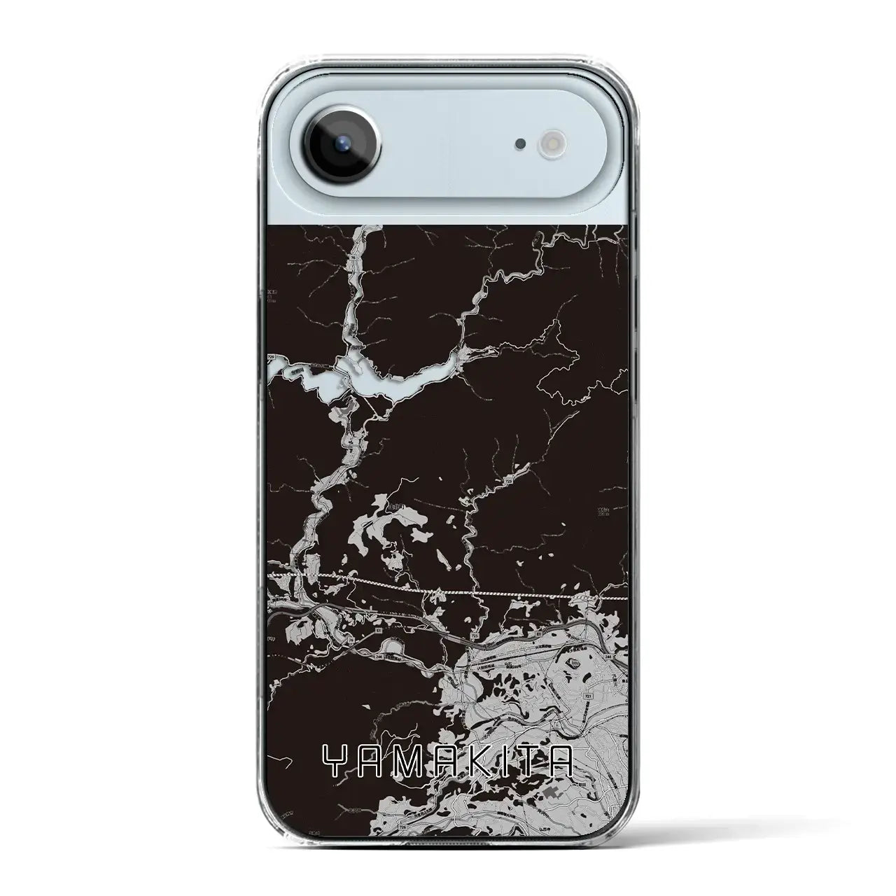 【山北(神奈川県)】地図柄iPhoneケース(クリアタイプ)