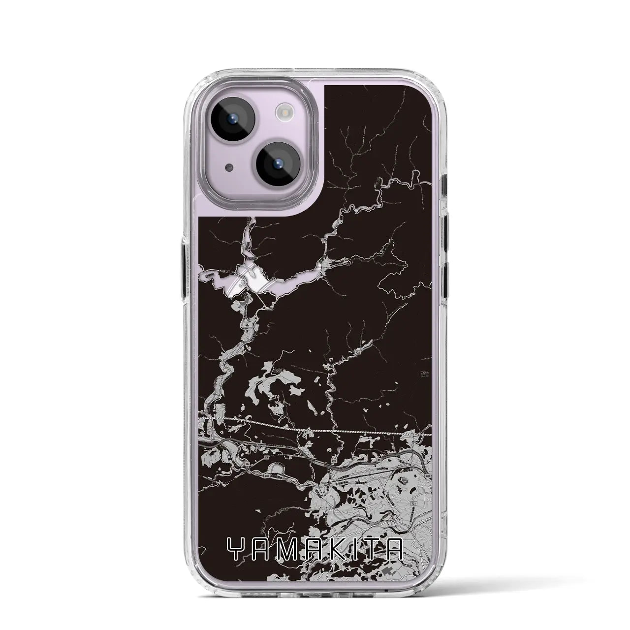 【山北(神奈川県)】地図柄iPhoneケース(MagSafeタイプ)