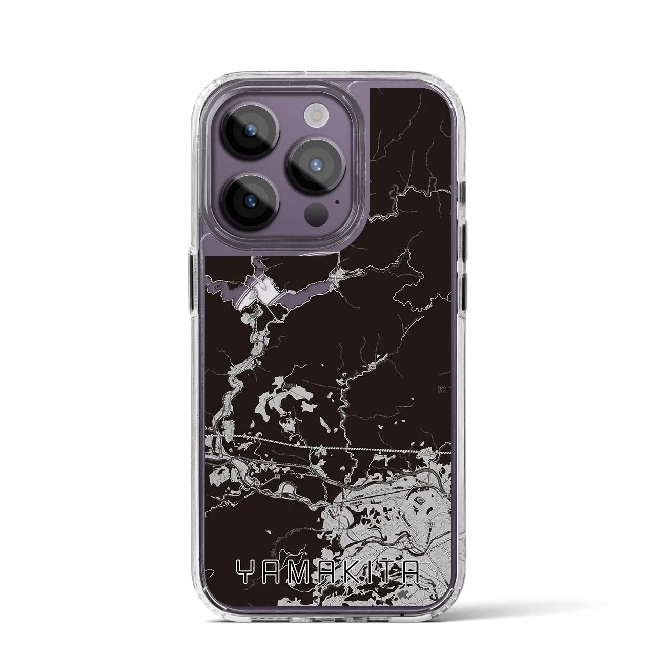 【山北(神奈川県)】地図柄iPhoneケース(MagSafeタイプ)
