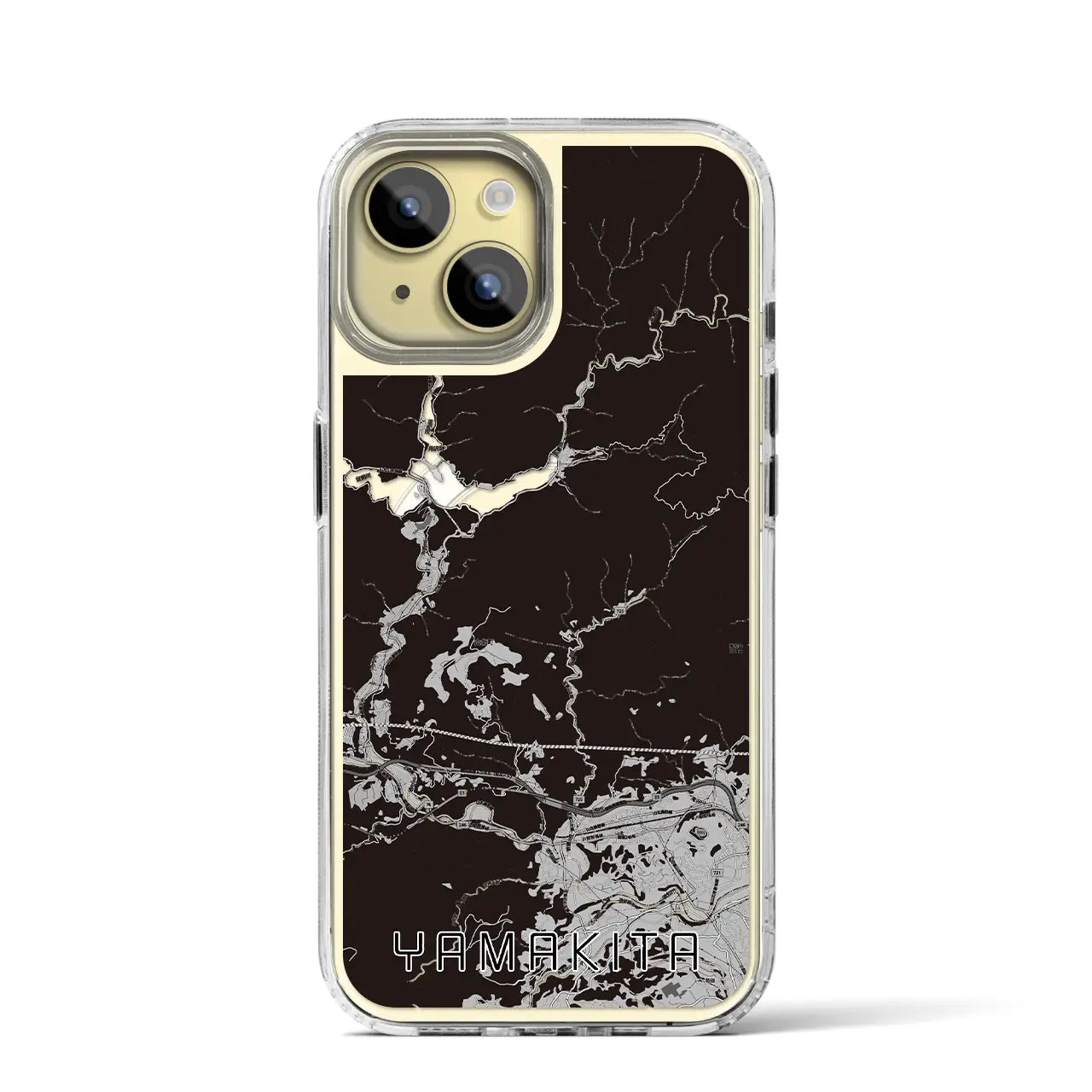 【山北(神奈川県)】地図柄iPhoneケース(MagSafeタイプ)