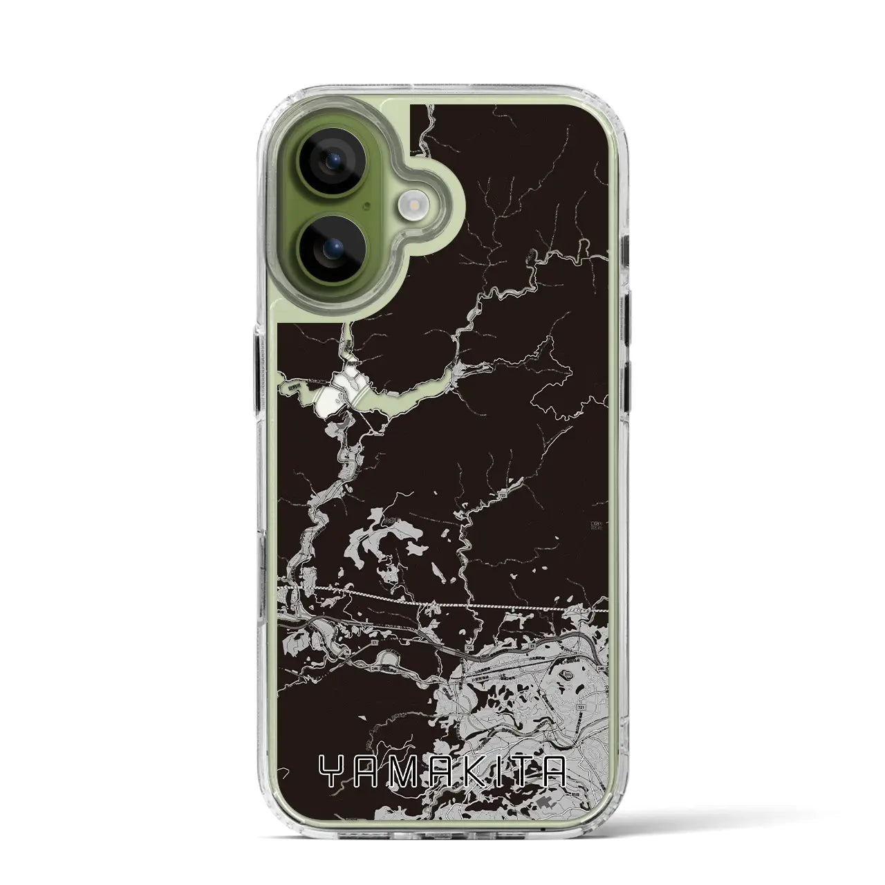 【山北(神奈川県)】地図柄iPhoneケース(MagSafeタイプ)