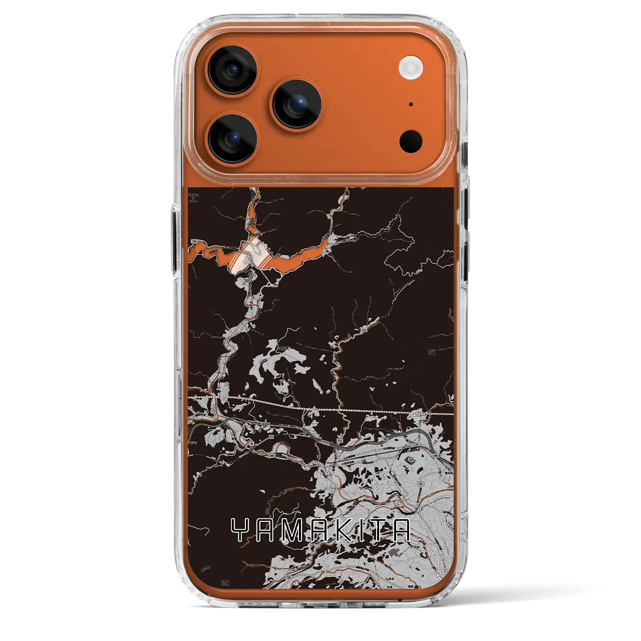 【山北(神奈川県)】地図柄iPhoneケース(MagSafeタイプ)