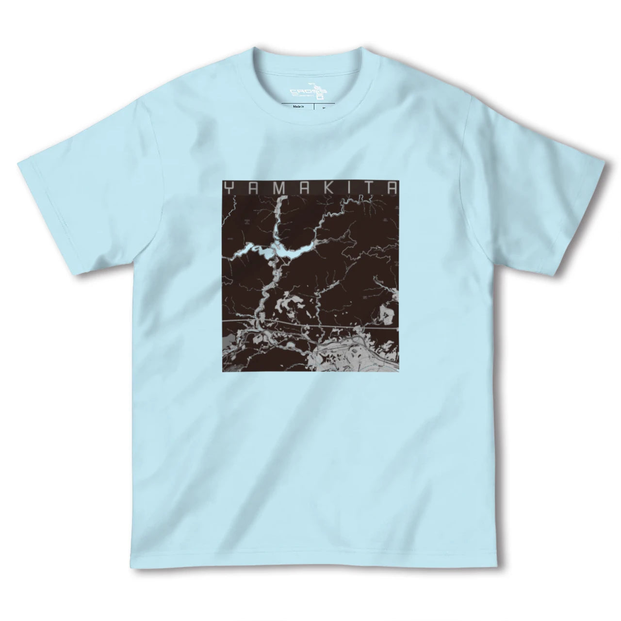 【山北(神奈川県)】地図柄ヘビーウェイトTシャツ