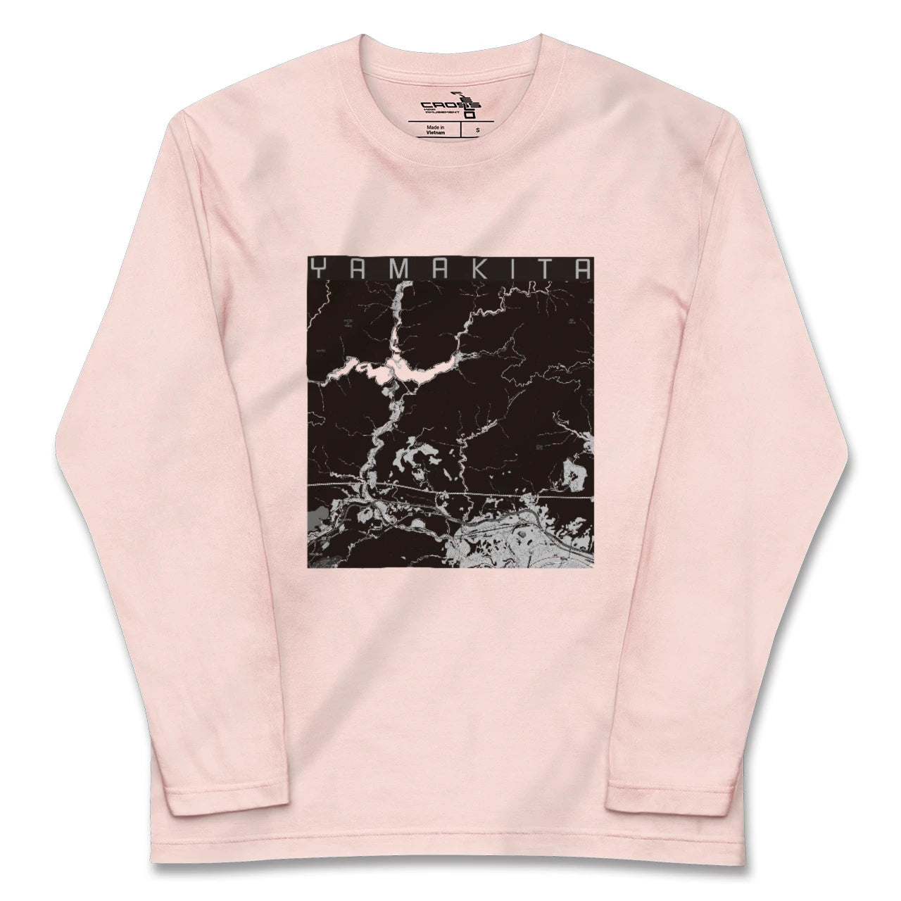 【山北(神奈川県)】地図柄ロングスリーブTシャツ