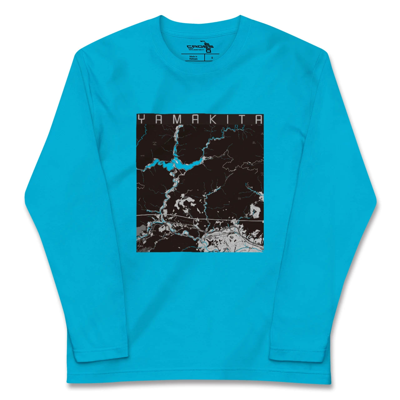 【山北(神奈川県)】地図柄ロングスリーブTシャツ