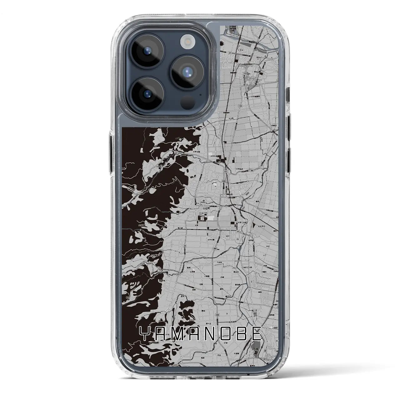 【山辺(山形県)】地図柄iPhoneケース(MagSafeタイプ)