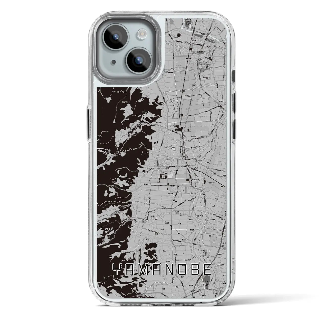 【山辺(山形県)】地図柄iPhoneケース(MagSafeタイプ)