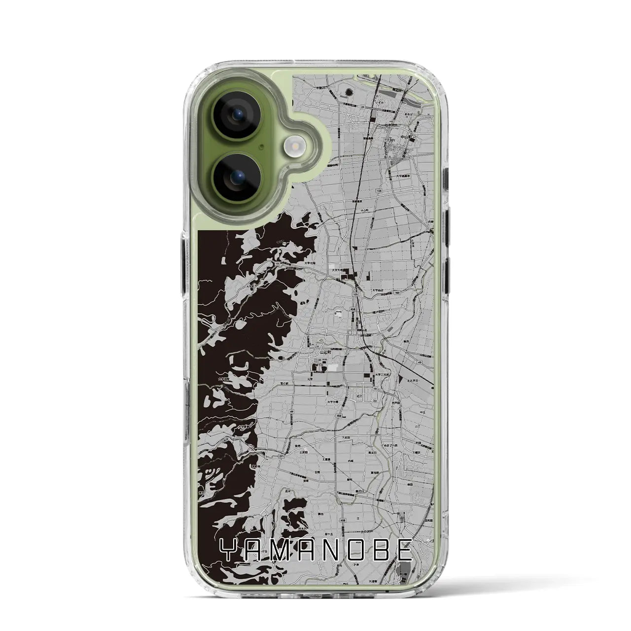 【山辺(山形県)】地図柄iPhoneケース(MagSafeタイプ)