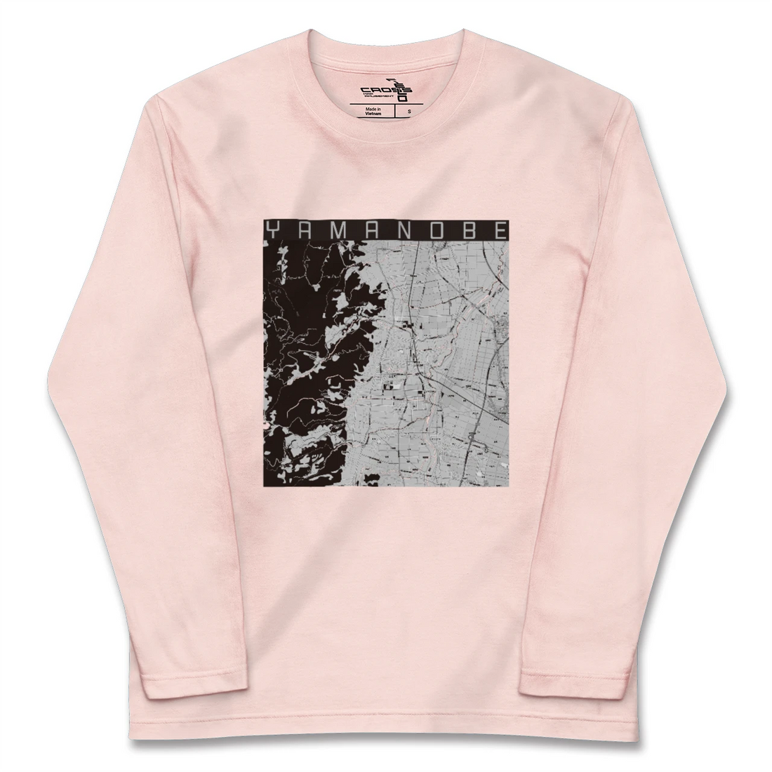 【山辺(山形県)】地図柄ロングスリーブTシャツ