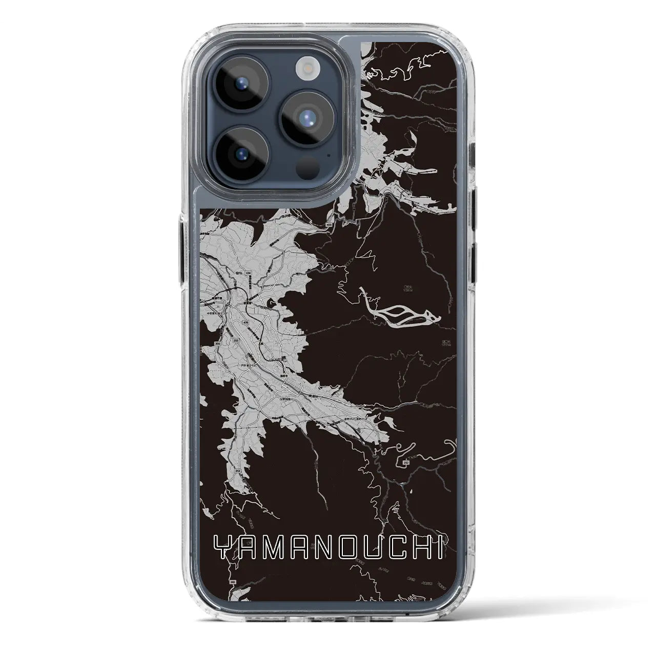 【山ノ内(長野県)】地図柄iPhoneケース(MagSafeタイプ)