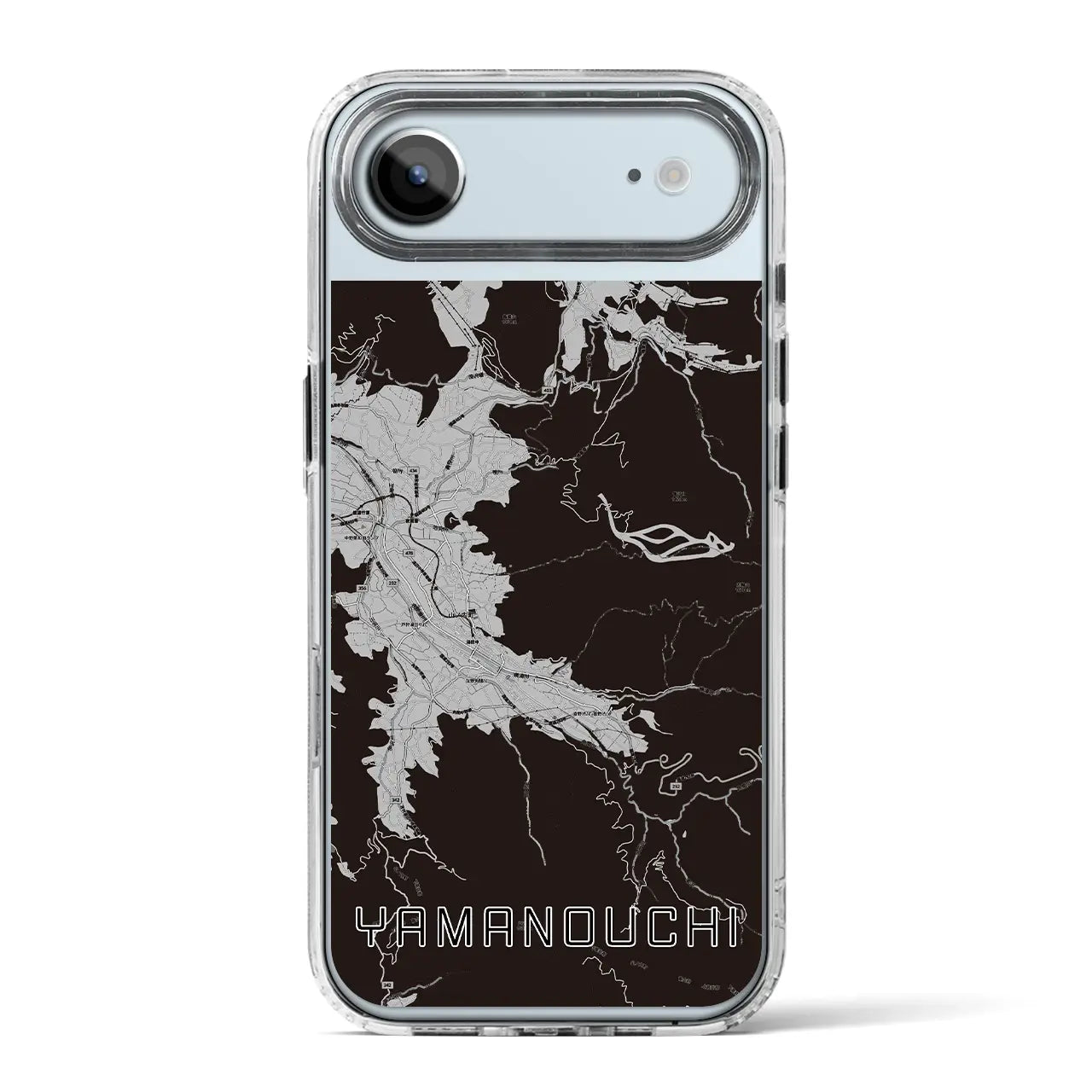 【山ノ内(長野県)】地図柄iPhoneケース(MagSafeタイプ)